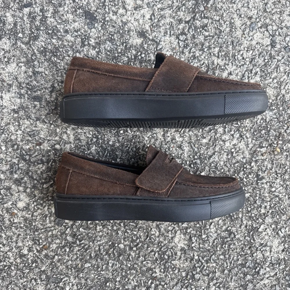 SAS Woodlawn Loafer Size US 8.5 M Mahogany Leather‎ Slip-On Casual Comfort Shoes